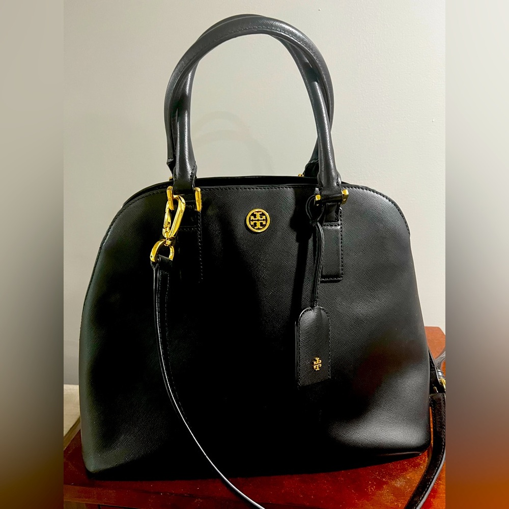Tory burch saffiano leather handbag